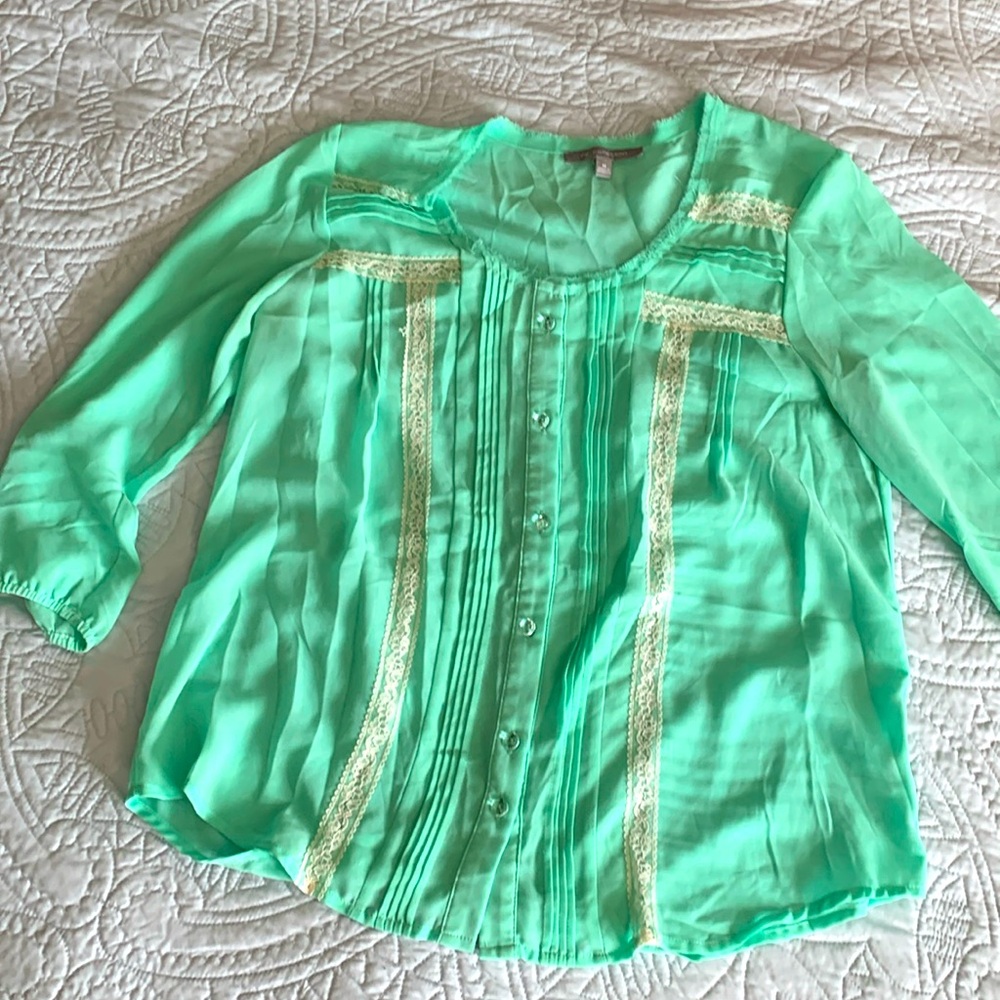 Shear dress top